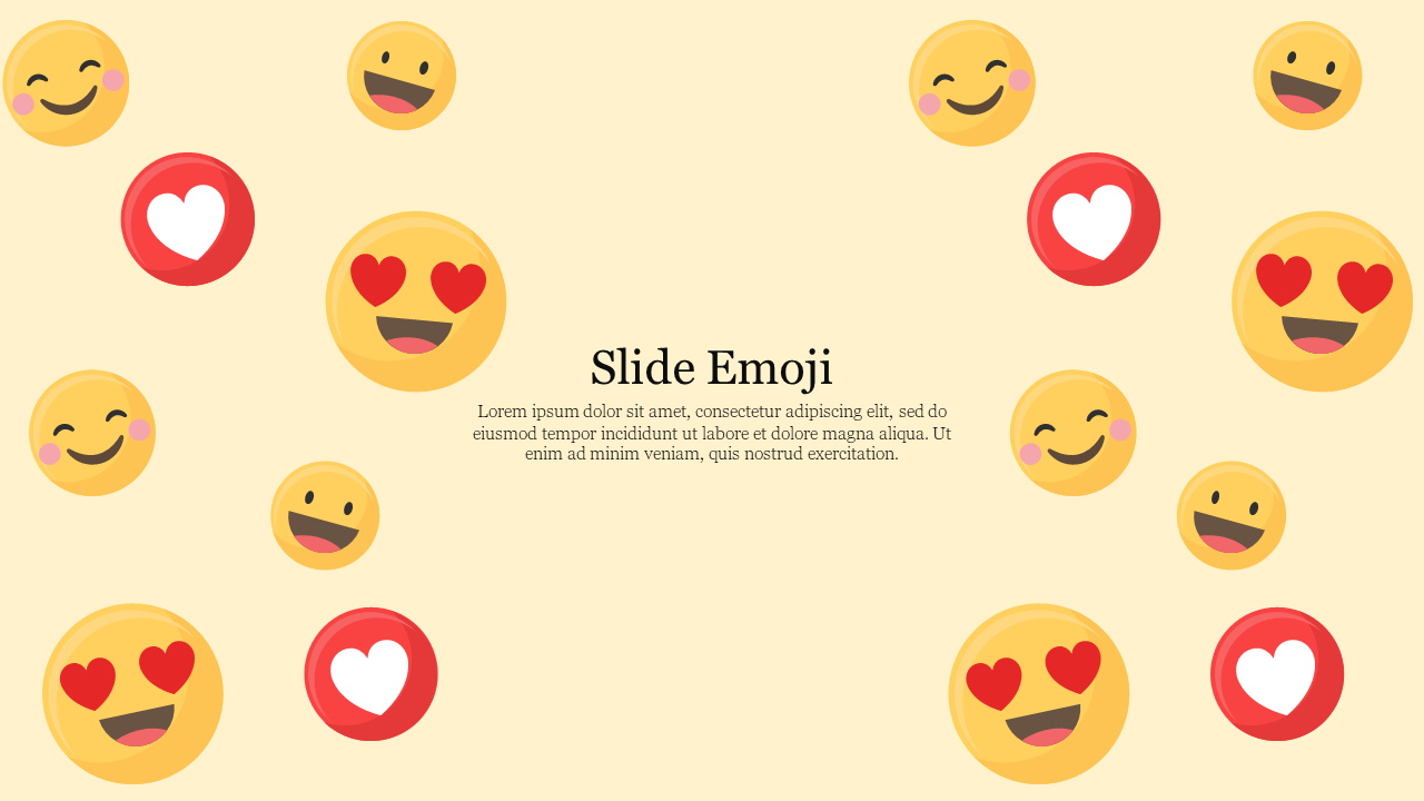  Creative Emoji Google Slides and PowerPoint Template